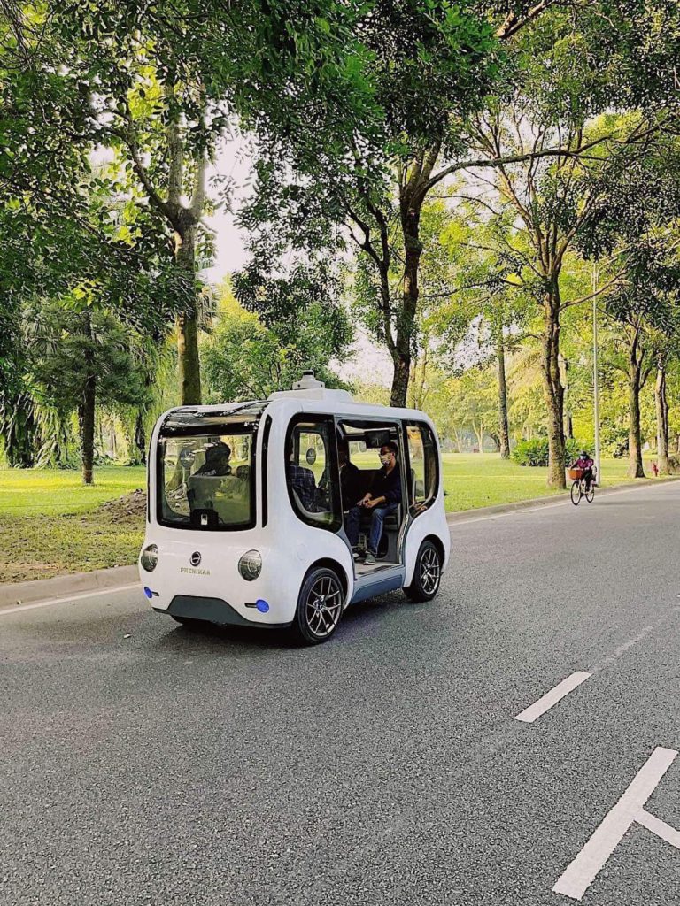 QUY TRÌNH VẬN TẢI GIAO HÀNG CHẶNG CUỐI BẰNG ĐỘI XE ĐIỆN TỰ ĐỘNG TẠI ĐÔ THỊ THÔNG MINH